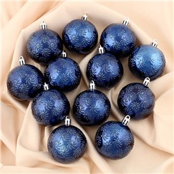 Ёлочные игрушки «Зимняя тайна», шары новогодние, набор d=6 см, 12 шт., МИКС