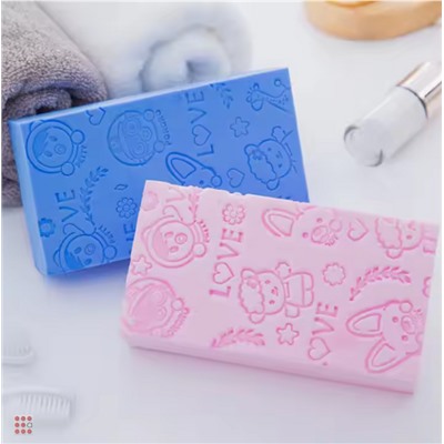 Мочалка для тела детская, "Пилинг Эффект", мочалка для душа, мочалка-губка