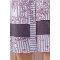 Халат ночной жен Mia Cara AW22WJ355 Rosa Del Te полосы