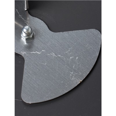 УЦЕНКА Мангал «MAH 203», 128.5×52×90.1 см, 2 мм, колеса, боковые полки, крышка