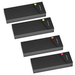 Пенал пластиковый на кнопке "Matt Accent" ассорти 50503 ErichKrause