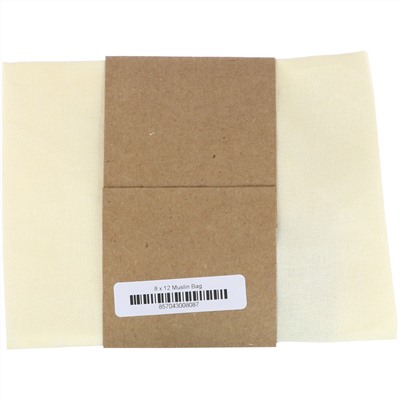 Wowe, Certified Organic Cotton Muslin Bag, 1 Bag, 8 in x 12 in
