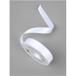 Лента атласная TEIRA, двухсторонняя, 20 мм, 25±1 м, белая №0029