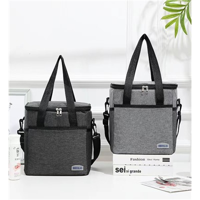 Сумка с эффектом сохранения холода, тепла/термосумка / DFB12822dark-grey /уп 50/  36х26х27 см 22 л