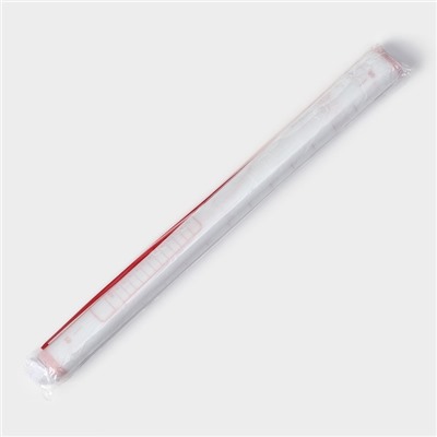 Коврик для выпечки и раскатки теста с разметкой, армированный, силикон, 40×60 см, белый