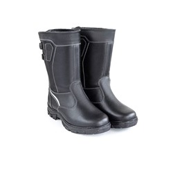 Сапоги мужские Витязь,черные,литая подошва