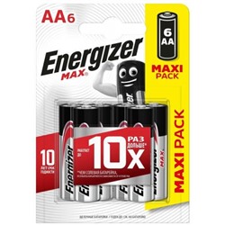 Элемент питания LR6 ENERGIZER MAX 6BL