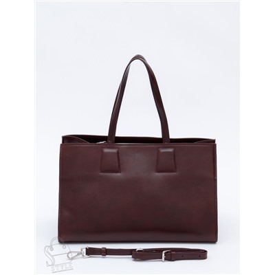 Сумка женская кожаная 1008M wine red Polina&Eiterou
