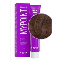 TEFIA Mypoint 7.8 Гель-краска для волос тон в тон / Блондин коричневый, безаммиачная, 60 мл KRISTALLER, 1112379