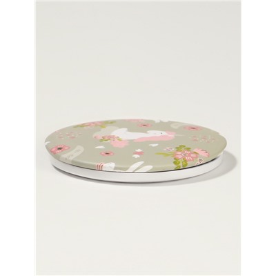 Зеркало складное «Спокойствие», d=7.3 см, с увеличением, оливковое