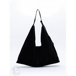 Сумка женская кожаная 1017M black Polina&Eiterou  в Новосибирске