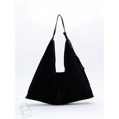 Сумка женская кожаная 1017M black Polina&Eiterou  в Новосибирске