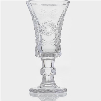 Рюмки Доляна «Ледяная звезда», 40 мл, 10.5×5 см, набор 6 шт., стекло, прозрачные