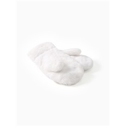 Варежки женские MINAKU, белый, размер 26×12 см