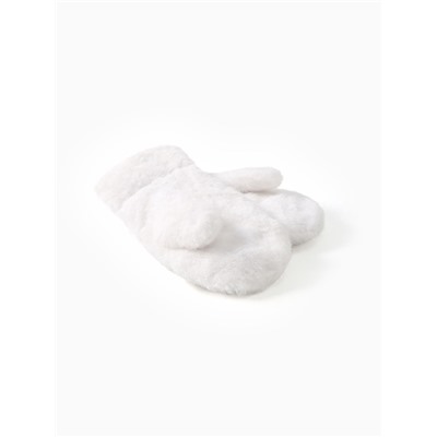 Варежки женские MINAKU, белый, размер 26×12 см