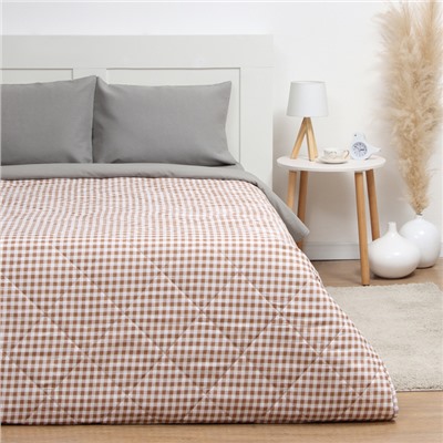 Покрывало евро LoveLife Cell, 200×210±5 см, новосатин