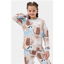 Пижама Счастье начес футер детская