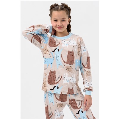Пижама Счастье начес футер детская