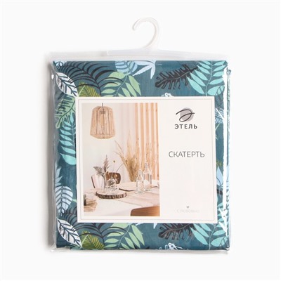 Скатерть «Этель. Папоротник», 149×180 см, 80% хлопок, 20% п/э, сатин 110 г/м²