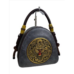 Женская сумка из искусственной кожи, цвет графит