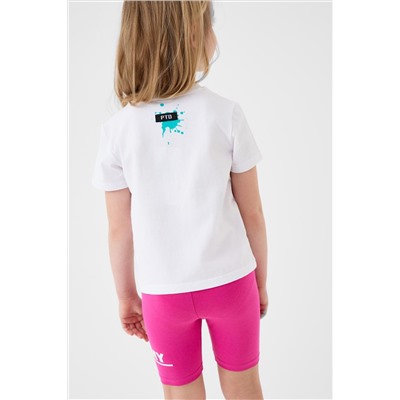 Брюки трикотажные для девочек (легинсы укороченные), 2 пары в комплекте PLAYTODAY, 1240210