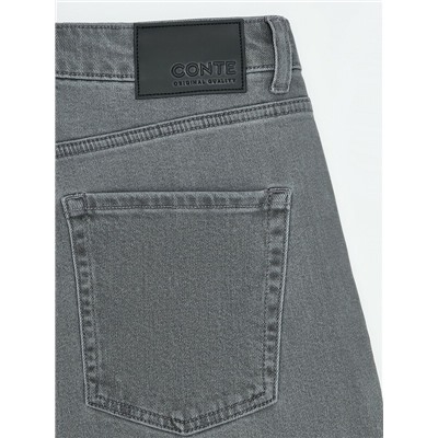 Актуальная коллекция CONTE CON-846 Джинсы mom в пепельном оттенке
