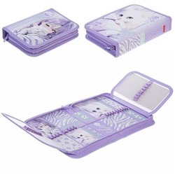 Пенал 2-х ств. 200х140 мм "Цветочный стиль" с двумя откидными планками (093860) 74312 Хатбер