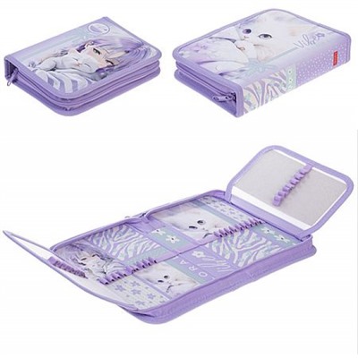 Пенал 2-х ств. 200х140 мм "Цветочный стиль" с двумя откидными планками (093860) 74312 Хатбер