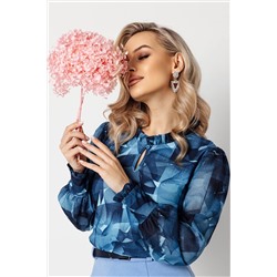 Блузка женская  7053/28/Голубой, синий