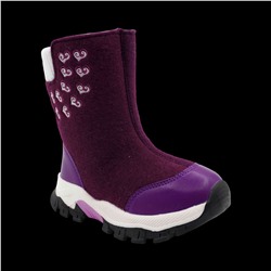 Валенки ХV1118-2-2A темно фиолетовые