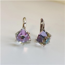 Серьги "Кубик" 8 мм