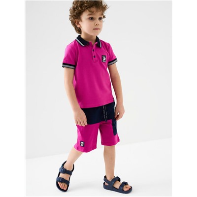 Джемпер трикотажный с воротником поло для мальчиков