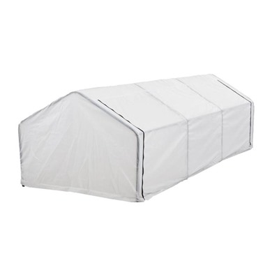 Мини-теплица, 3.7×1.4×1.15 м, стальной каркас d=16 мм, спанбонд 60 г/м²