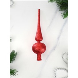 Верхушка на елку Пика 25 см красная / ZAF210143 /уп 100/320/