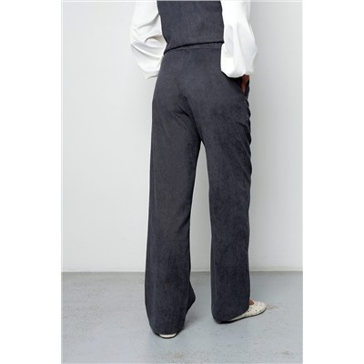 Костюм с брюками вельветовый с жилеткой 399GRY НАТАЛИ, 1087799