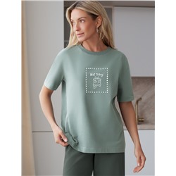 VILATTE Футболка D49.136