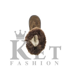 Сапожки детские коричневые, войлочная подошва