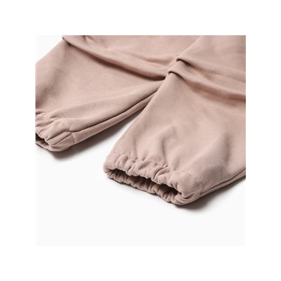 Брюки детские MINAKU, бежевые, рост 122 см