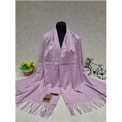 Тёплый палантин, цвет светло фиолетовый