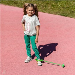 SILAPRO Нейроскакалка на ногу со светящимся роликом,61x15x9см, 5 цветов