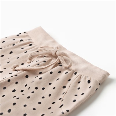 Набор детский (джемпер на молнии и брюки) «Крошка Я. Киса», рост 62-68 см, бежевый