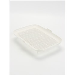 Лоток туалет для кошек малый (с бортиком и сеткой на высоких ножках) ALTA 42×31×14.5