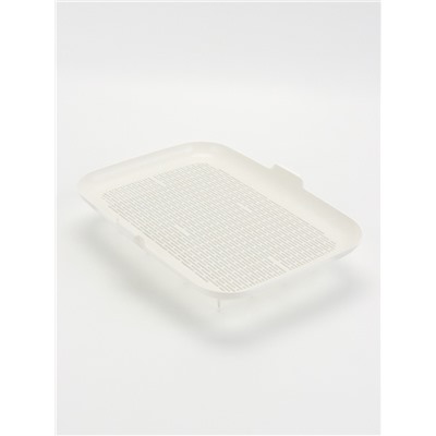 Лоток туалет для кошек малый (с бортиком и сеткой на высоких ножках) ALTA 42×31×14.5