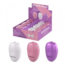 Точилка пластиковая с контейнером Eva, Candy ассорти 60035 ErichKrause