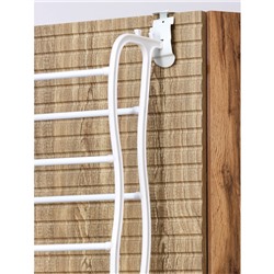 Обувница надверная, 8 ярусов (на 24 пары обуви), 50×20×124 см, цвет белый