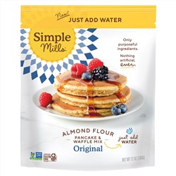 Simple Mills, Almond Flour Pancake & Waffle Mix, Original, 12 oz (340 g)