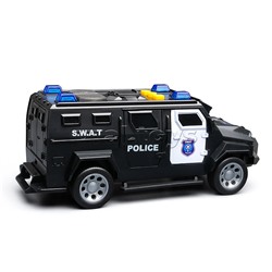 Машина "Полицейский броневик" 1:32 (свет, звук) в коробке