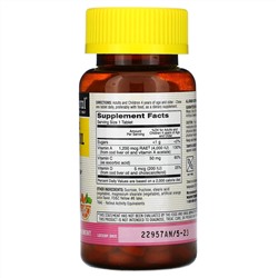 Mason Natural, Healthy Kids, жир печени трески с витамином D, апельсин, 100 жевательных таблеток