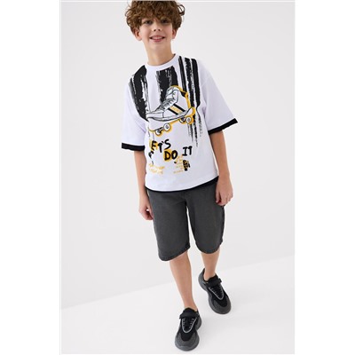 Фуфайка трикотажная для мальчиков (футболка) PLAYTODAY, 1240290