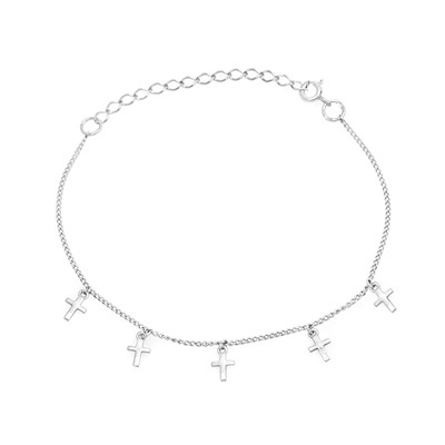 Браслет из серебра без вставки, Ю-40066р